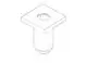 DORNBRACHT-Abdeckung-ERSATZTEILE-90277802300-57-x-72-x-57-mm-Platin-gebuerstet-90277802300-06 gallery number 1